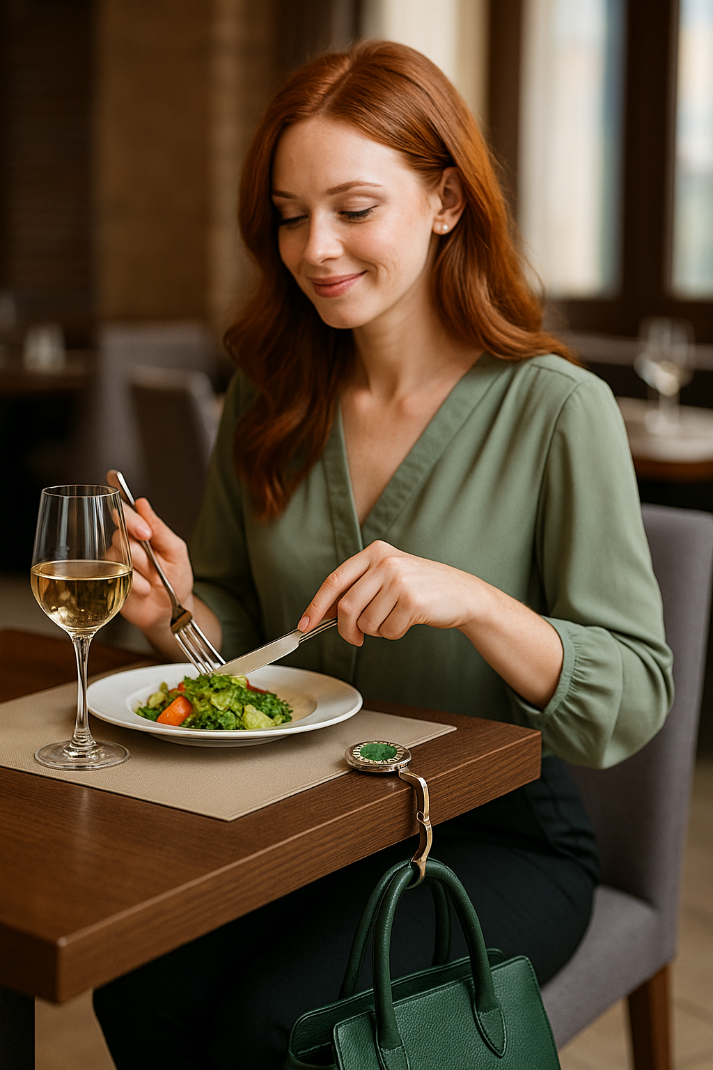 Gancho de Mesa para Bolso | Seguridad y elegancia